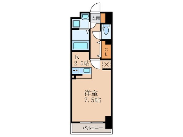 ボスカート　Fの物件間取画像